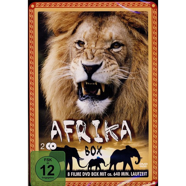 AFRIKA - BOX - 8 Filme - 2 DVDs/NEU/OVP