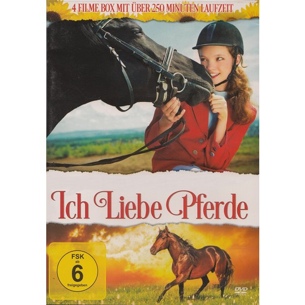 Ich liebe Pferde (4 Filme) - Letzte Einhorn Reiterhof DVD/NEU/OVP