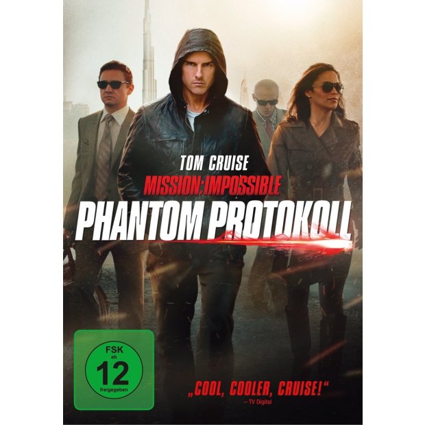 Mission: Impossible - Phantom Protokoll - Tom Cruise  DVD/NEU/OVP