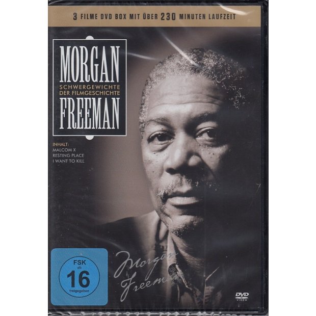 Morgan Freeman Box - MalcolmX Resting Place + I want to Kill  DVD/NEU/OVP