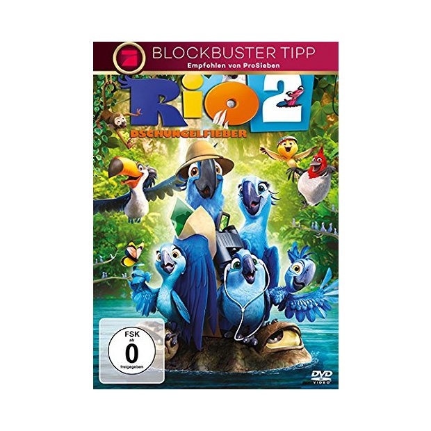 Rio 2 - Dschungelfieber  DVD/NEU/OVP