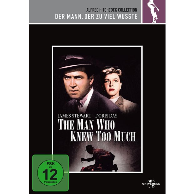 Alfred Hitchcock - Der Mann, der zuviel wusste - James Stewart - DVD/NEU/OVP