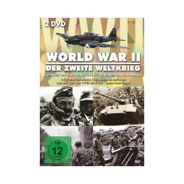 Zweite Weltkrieg - Schlacht um Russland / Krieg Amerika - 2 DVDs/NEU/OVP