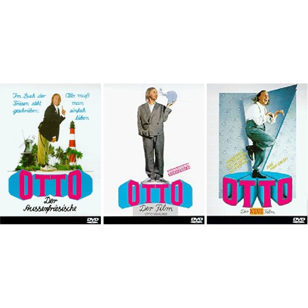Otto - Der Außerfriesische + Der Film + Der neue Film - 3 DVDs/NEU/OVP