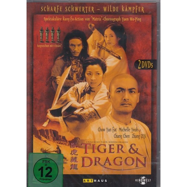 Tiger & Dragon - Chow Yun Fat  Michelle Yeoh  2 DVDs/NEU/OVP