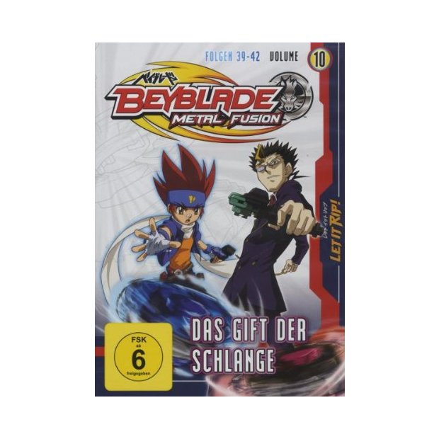 Beyblade Metal Fusion - Volume 10 (Folgen 39-42)  DVD/NEU/OVP