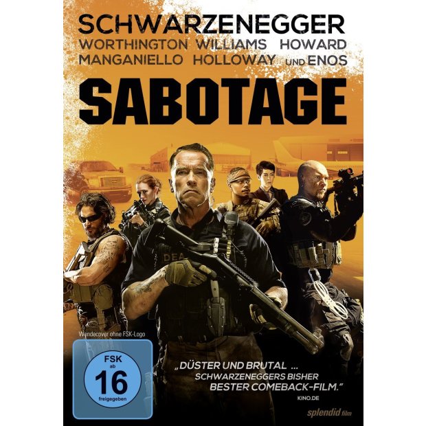 Sabotage - Arnold Schwarzenegger  DVD/NEU/OVP