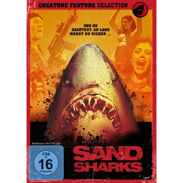 Sand Sharks - und du dachtest, an Land wärst du sicher...  DVD/NEU/OVP