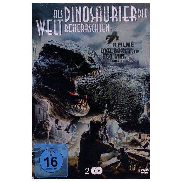 ALS DINOSAURIER DIE WELT BEHERRSCHTEN - 8 Filme  (2DVDs) NEU/OVP