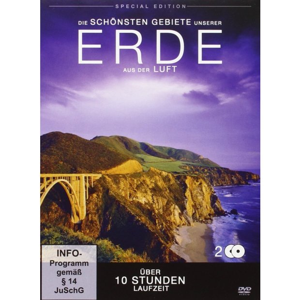 Die schönsten Gebiete unserer ERDE aus der Luft - 2 DVDs/Neu/OVP