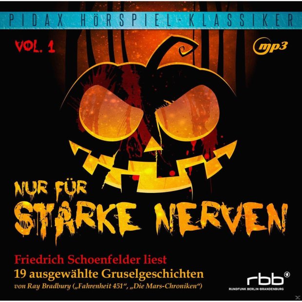 Nur für starke Nerven Vol. 1 - 19 Gruselgeschichten - Hörspiel Pidax  MP3 CD/NEU