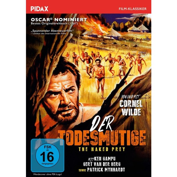 Der Todesmutige (The Naked Prey) - Cornel Wilde  [Pidax] Klassiker DVD/NEU/OVP