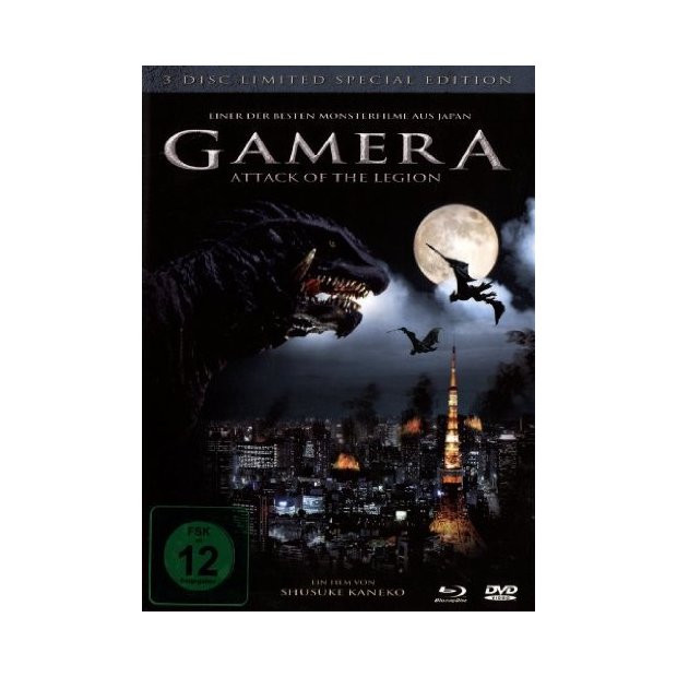 Gamera - Attack of the Legion - Mediabook (2 DVDs + Blu-ray) NEU/OVP