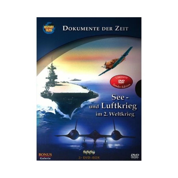 History-Films: See- und Luftkrieg im 2. Weltkrieg - 3 DVDs/NEU/OVP
