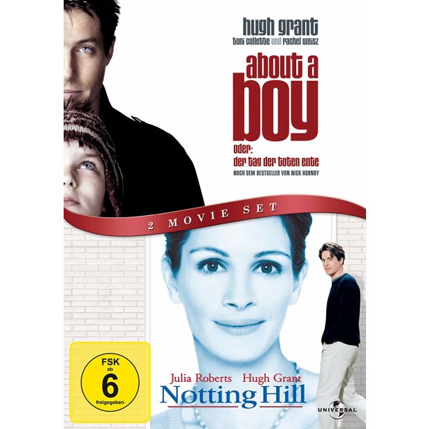 About a Boy & Notting Hill - 2 Filme  Julia Roberts   DVD  *HIT*