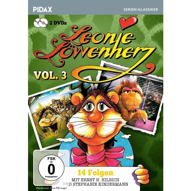 Leonie Löwenherz, Vol. 3 / 14 Folgen der Kult-Serie - Pidax  2 DVDs/NEU/OVP