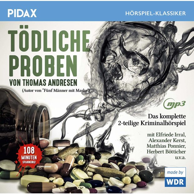 Tödliche Proben / 2-teiliger Krimi von Thomas Andresen Pidax mp3 CD/NEU/OVP