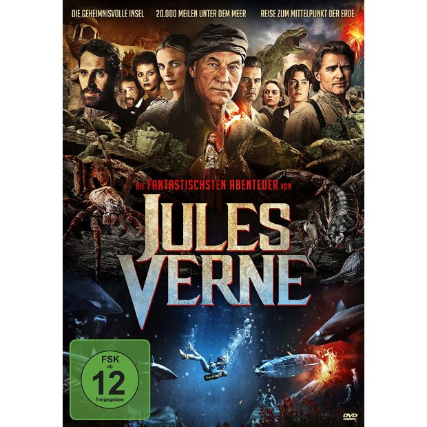 Die fantastischsten Abenteuer von Jules Verne - 3 Filme [4 DVDs] NEU/OVP