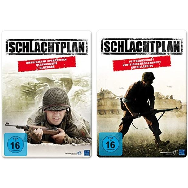 Schlachtplan - Die Taktik des Krieges 2+4 - Steelbooks - 2 DVDs/NEU/OVP