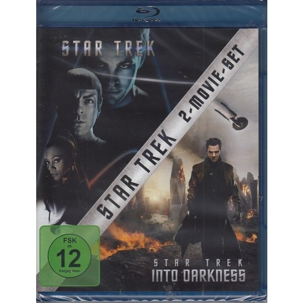 Star Trek 1 & 2 Into Darkness - Chris Pine  Blu-ray/NEU/OVP
