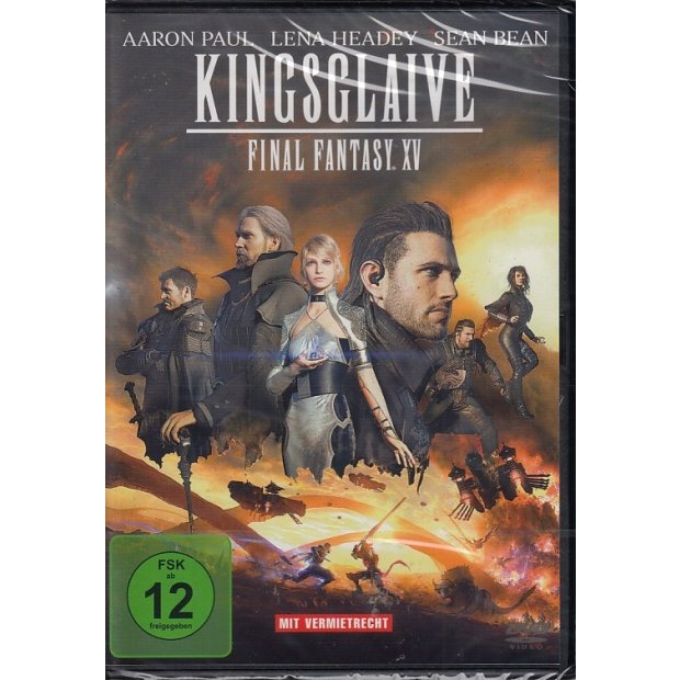 Kingsglaive: Final Fantasy XV 15 - Sean Bean  Aaron Paul EAN2  DVD/NEU/OVP