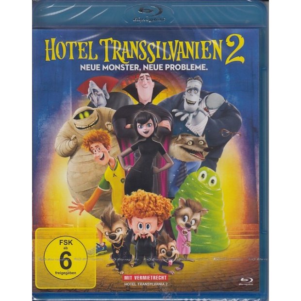 Hotel Transsilvanien 2 - Neue Monster, neue Probleme  Blu-ray/NEU/OVP