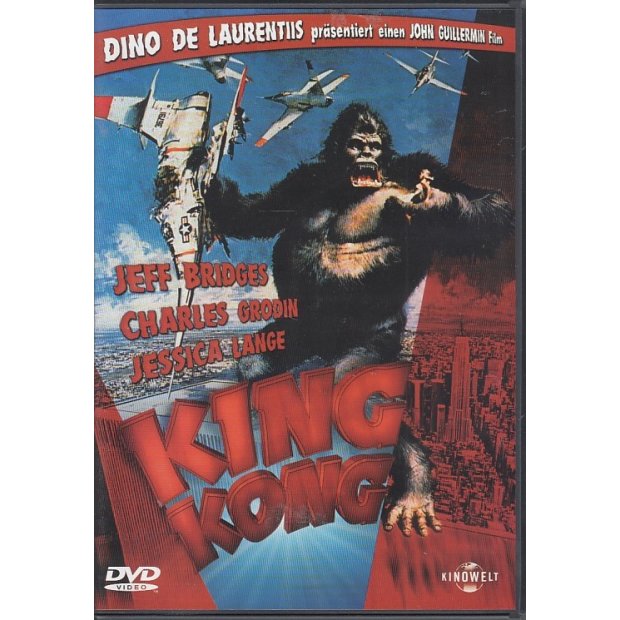 King Kong - Remake (1976) Jeff Bridges  DVD  *HIT* Neuwertig