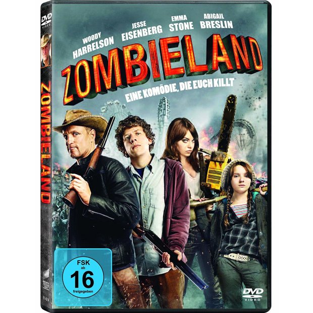Zombieland - Woody Harrelson  Jesse Eisenberg  DVD/NEU/OVP