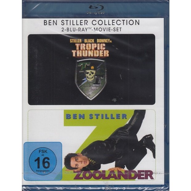 Ben Stiller Collection - Tropic Thunder + Zoolander - 2 Blu-rays/NEU/OVP