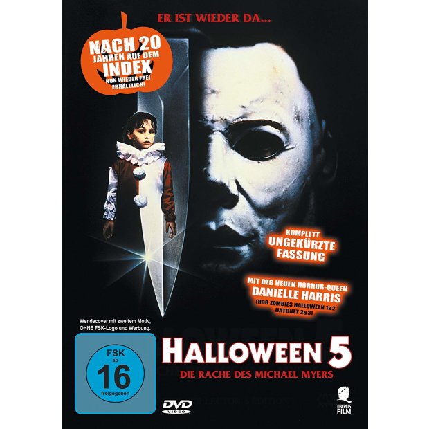 Halloween 5 - Die Rache des Michael Myers (Uncut)   DVD/NEU/OVP
