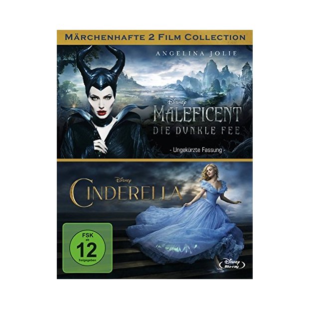 Maleficent - Die dunkle Fee / Disney - Cinderella  Blu-ray/NEU/OVP
