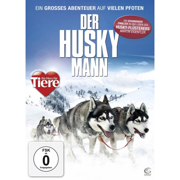 Der Husky Mann - Ein großes Abenteuer auf vielen Pfoten - DVD/NEU/OVP