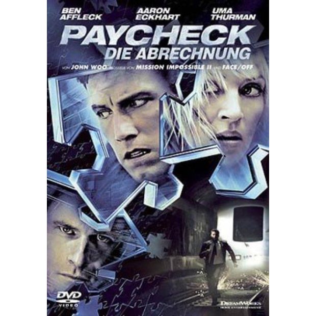 Paycheck - Die Abrechnung - Ben Affleck  Uma Thurman  DVD/NEU/OVP