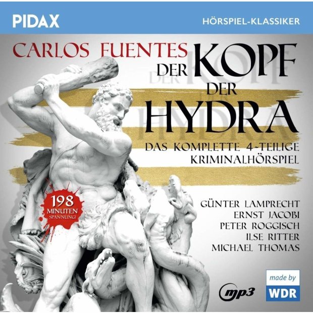 Der Kopf der Hydra / Komplette 4-teilige Kriminalhörspiel / Pidax mp3 CD/NEU/OVP