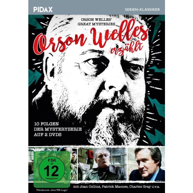 Orson Welles erzählt - 10 Folgen der Mysteryserie (Pidax)  2 DVDs/NEU/OVP