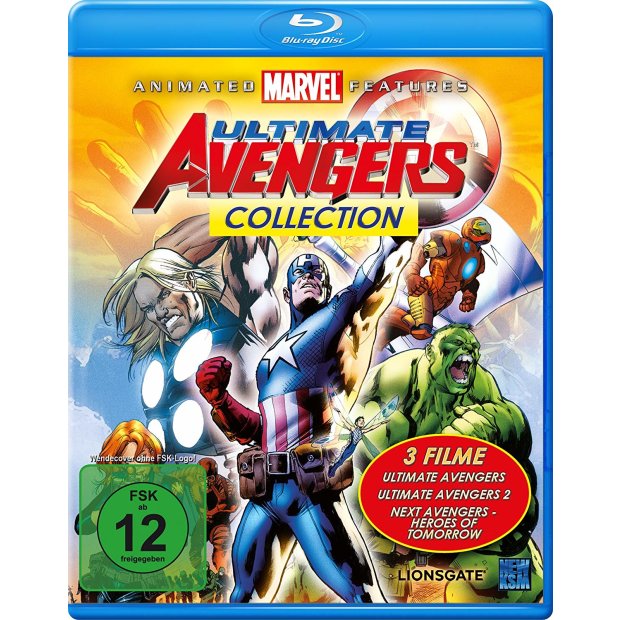 Ultimate Avengers Collection (3 Filme) - MARVEL ANIMATED - BLU-RAY/NEU/OVP
