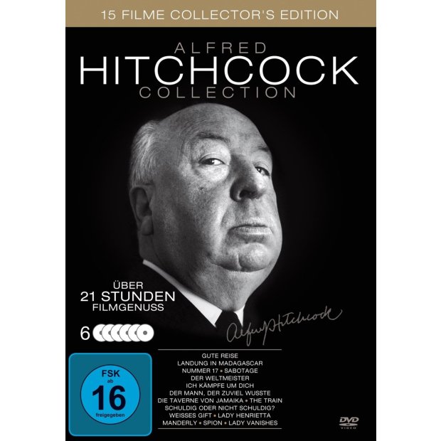 Alfred Hitchcock Collection - 15 Filme 6 DVDs/NEU/OVP