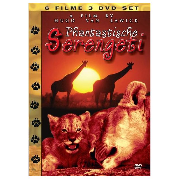 Phantastische Serengeti 6 Filme - Hugo van Lawick 3 DVDNEU/OVP