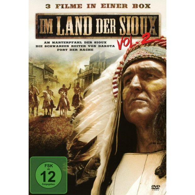 Im Land der Sioux Vol. 2  - 3 Western Box  DVD/NEU/OVP