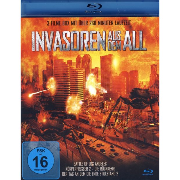 Invasoren aus dem All - 3 Filme - 265 Min Laufzeit  Blu-ray/NEU/OVP