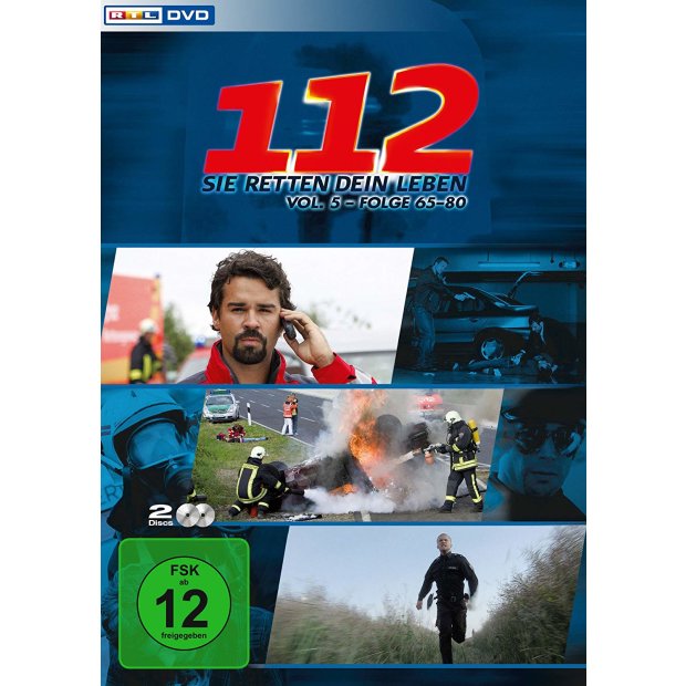 112 - Sie retten dein Leben, Vol. 5, Folge 65-80  RTL Serie [2 DVDs] NEU/OVP