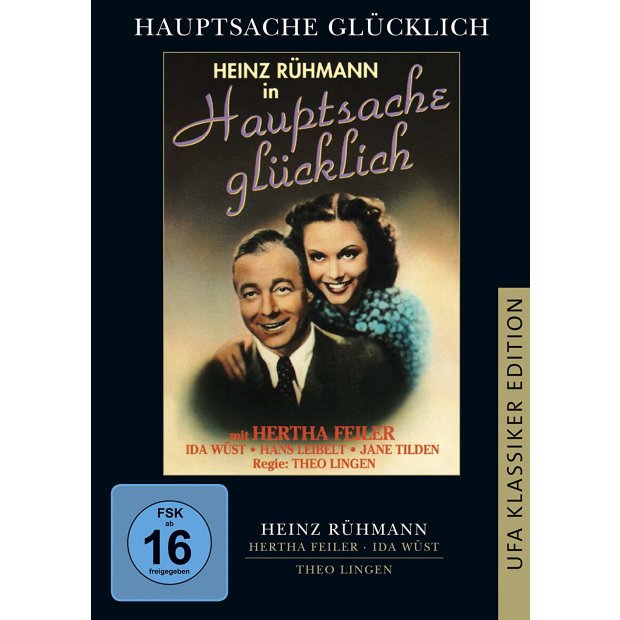 Hauptsache glücklich - Heinz Rühmann  Ida Wüst - Ufa Klassiker  DVD/NEU/OVP