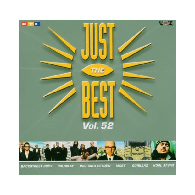 Just the Best Vol.52 - 2 CDs/NEU/OVP  Moby Kool Savas Coldplay
