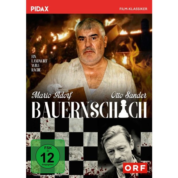Bauernschach - Psychotriller mit Mario Adorf - Pidax Klassiker - DVD/NEU/OVP