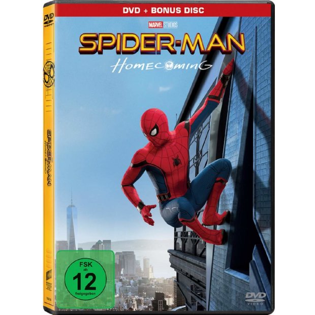 Spider-Man Homecoming - Tom Holland [DVD + Bonus Disc] NEU/OVP