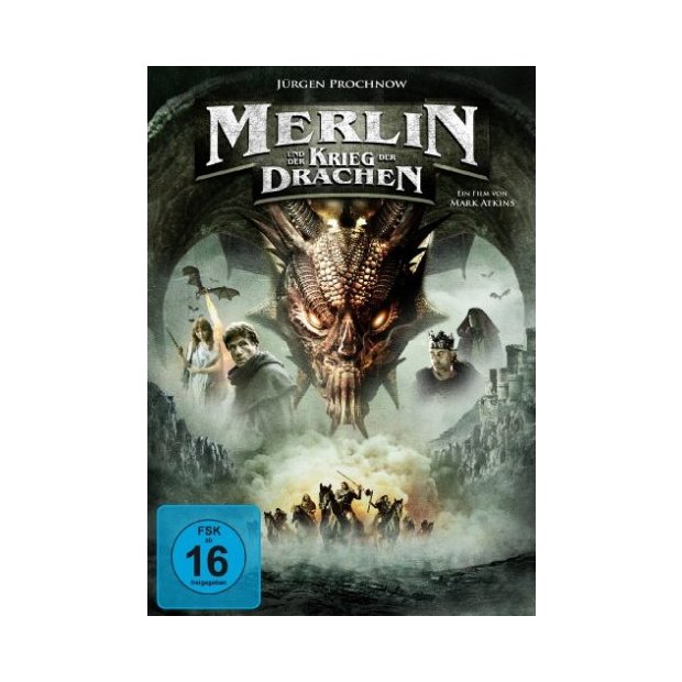 Merlin und der Krieg der Drachen - Jürgen Prochnow  DVD/NEU/OVP