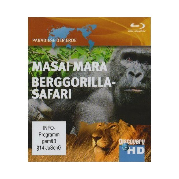 Masai Mara/Berggorilla-Safari-Discovery * Blu-ray * NEU/OVP
