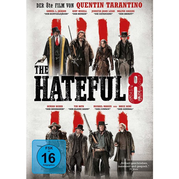 The Hateful 8 - Quentin Tarantino  DVD/NEU/OVP