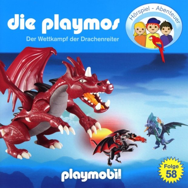 Die Playmos (58) Der Wettkampf der Drachenreiter  Hörspiel  CD/NEU/OVP
