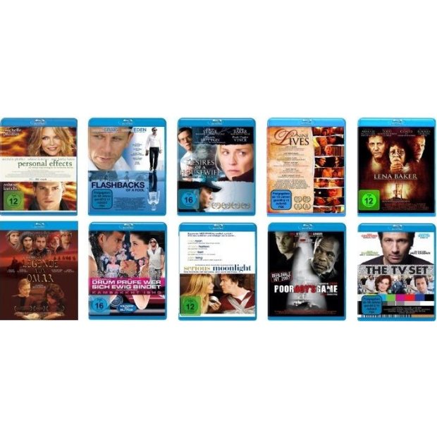 Paket mit 10 Filmen auf 10 Blu-rays/NEU/OVP  #111